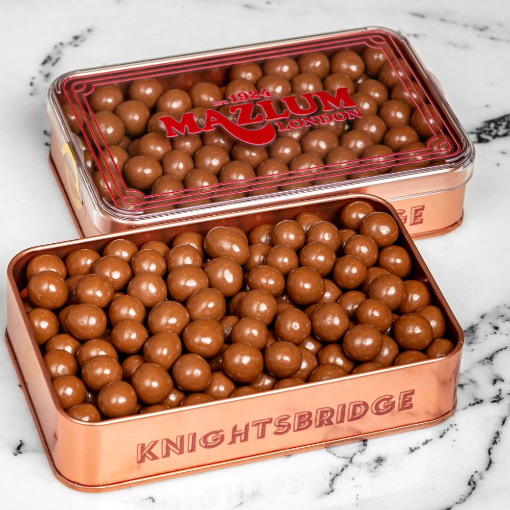 Hazelnut Milk Chocolate Dragee Large Tin Box